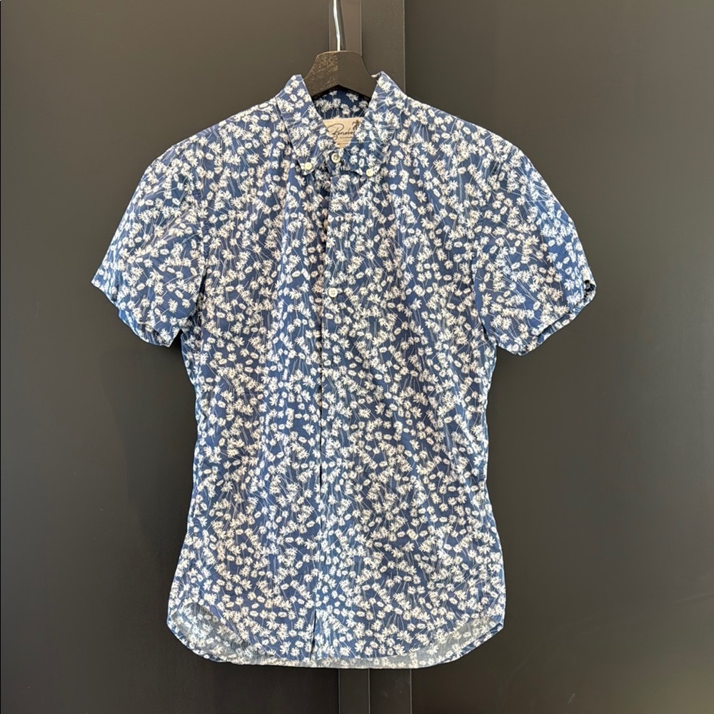 Bonobos Men's Riviera Short Sleeve Floral Shirt